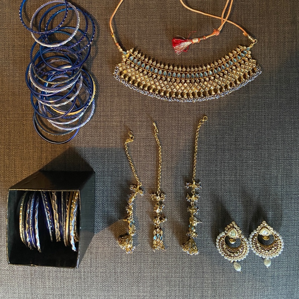 Indian wedding jewelry set
